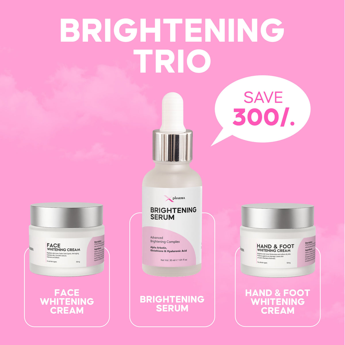 Brightening Trio - (Save Rs. 300)